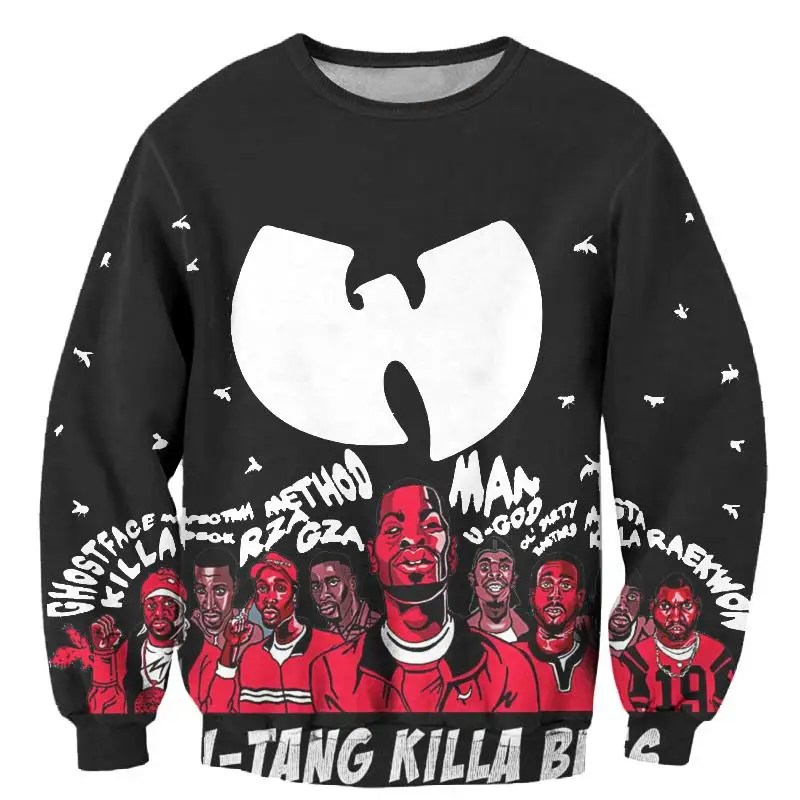 New Fashion men and women tops Funny Black wutang cool fashion 3D print Hotstyle sweatshirt enchantress pullover streetwear
New Fashion men and women tops Funny Black wutang cool fashion 3D print Hotstyle sweatshirt enchantress pullover streetwear