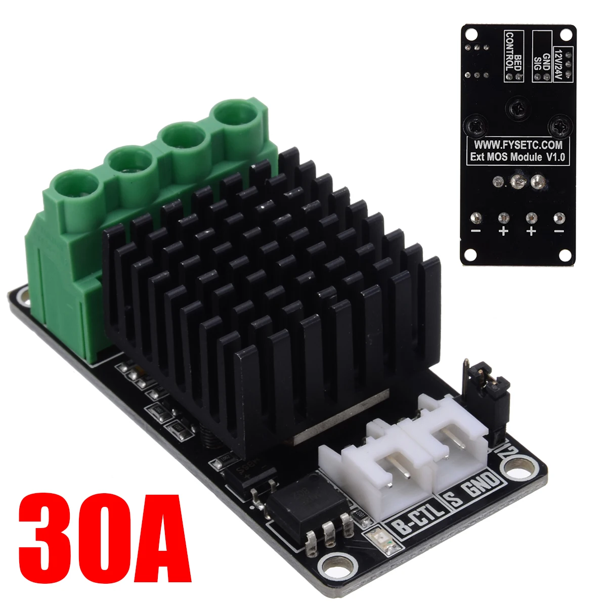 3D Printer Parts Heating Controller MOS Module MOSFET Board Heatbed Extruder 30A For Ramp1.4 3D Printer
3D Printer Parts Heating Controller MOS Module MOSFET Board Heatbed Extruder 30A For Ramp1.4 3D Printer