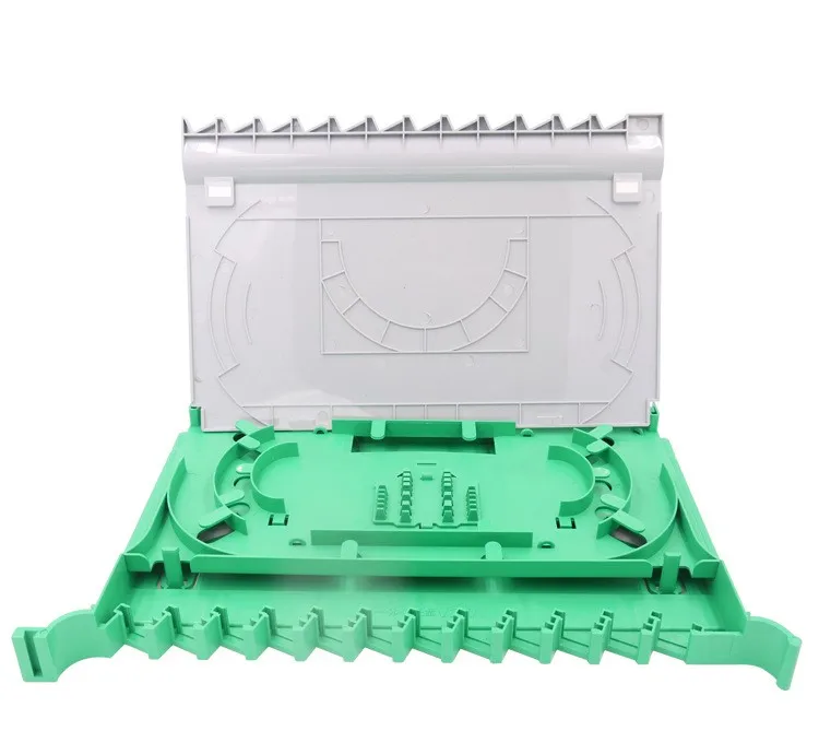 12-core single-mode SC bundled pigtail integrated splice tray with ODF light delivery box
12-core single-mode SC bundled pigtail integrated splice tray with ODF light delivery box