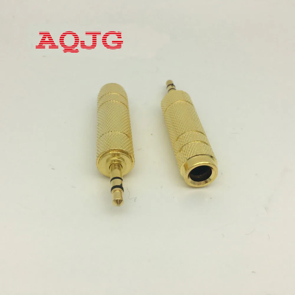 3.5mm Male to 6.5mm 1/4" Female Jack Plug Stereo Headphone Microphone Audio Adapter Converter AV Gold Plated Wholesale AQJG
3.5mm Male to 6.5mm 1/4" Female Jack Plug Stereo Headphone Microphone Audio Adapter Converter AV Gold Plated Wholesale AQJG