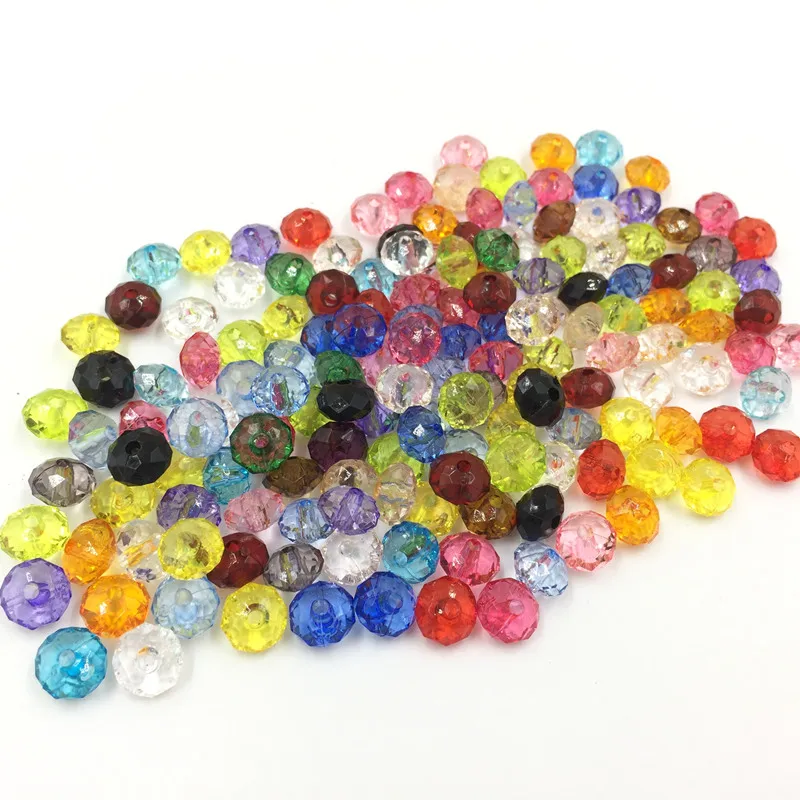 100Pcs Acrylic Spacer Beads Flat Faceted Mixed Clear Round Jewelry DIY Making Findings 8x5mm
100Pcs Acrylic Spacer Beads Flat Faceted Mixed Clear Round Jewelry DIY Making Findings 8x5mm