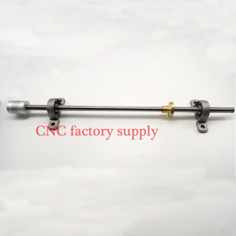 3D Printer T8-650 Stainless Steel Lead Screw Set With Shaft Coupling Dia 8MM Pitch 1mm Lead 1mm Length 650mm Free Shipping
3D Printer T8-650 Stainless Steel Lead Screw Set With Shaft Coupling Dia 8MM Pitch 1mm Lead 1mm Length 650mm Free Shipping