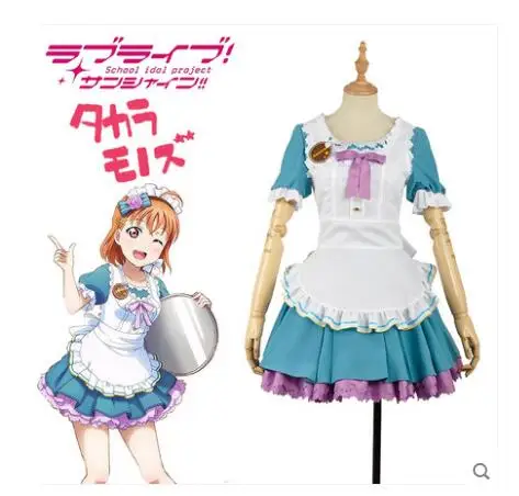 LoveLive!Sunshine!! Takami Chika Maid Dress Cosplay Costume Valentine's Day Unwaken Dress Custom Made Free Shipping A
LoveLive!Sunshine!! Takami Chika Maid Dress Cosplay Costume Valentine's Day Unwaken Dress Custom Made Free Shipping A