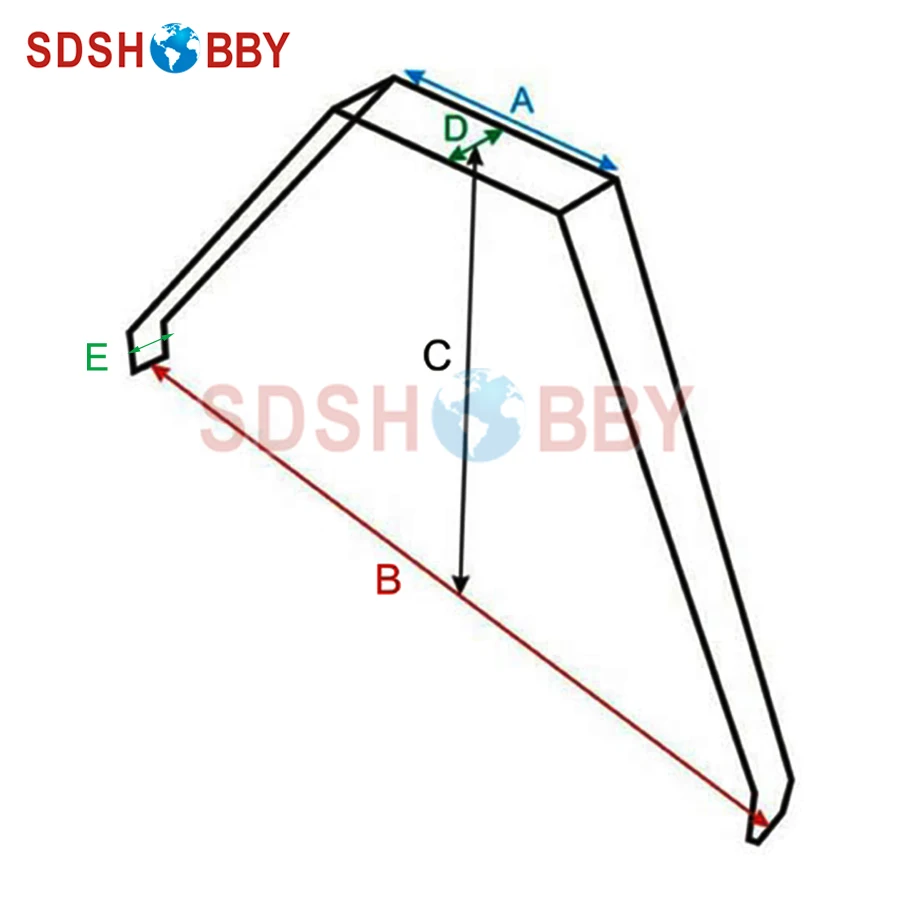Carbon Fiber Landing Gear for EXTRA300 50CC Gasoline Airplane without 3K Treatment on Surface
Carbon Fiber Landing Gear for EXTRA300 50CC Gasoline Airplane without 3K Treatment on Surface