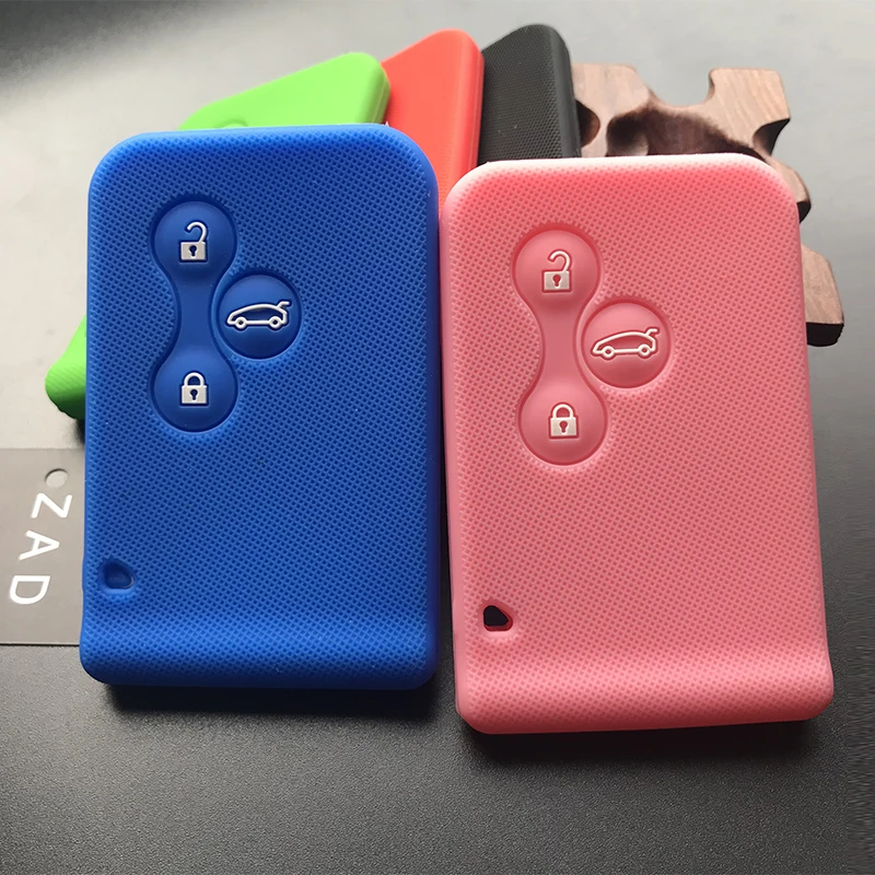 ZAD silicone rubber car key Card Case cover for Renault Clio Megane Grand Scenic 3 button Car key cover case Shell
ZAD silicone rubber car key Card Case cover for Renault Clio Megane Grand Scenic 3 button Car key cover case Shell