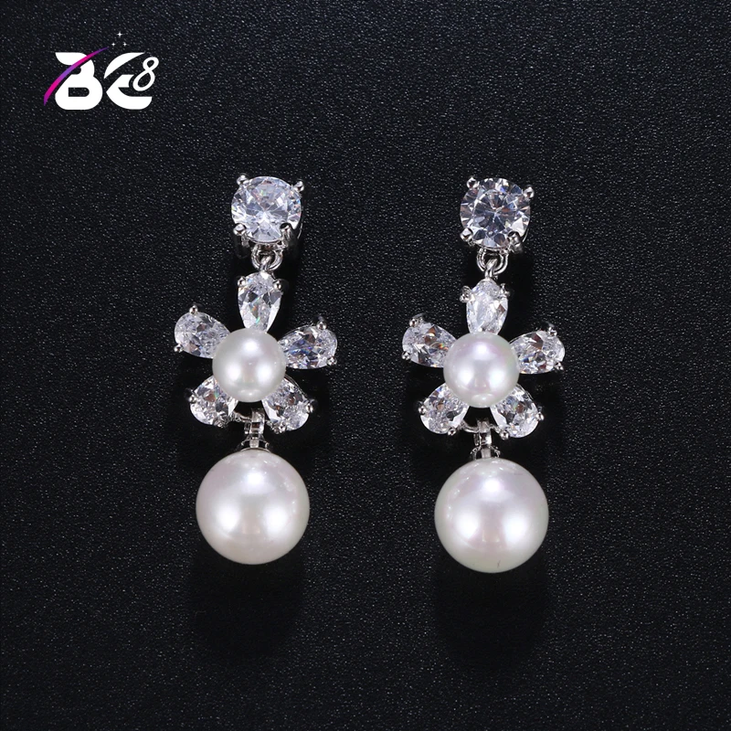 Be 8 Beautiful Women Fashion Pearl Dangle Earrings, Flower Long Dangle Earrings Fashion Jewelry for Women Gift E440
Be 8 Beautiful Women Fashion Pearl Dangle Earrings, Flower Long Dangle Earrings Fashion Jewelry for Women Gift E440