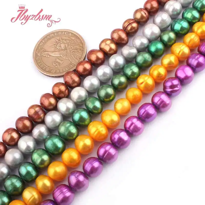 7-8.5mm NearRound Mutil-Color Freshwater Pearl For DIY Necklace Bracelets Jewelry Making Loose Beads 15" Free Shipping Wholesale
7-8.5mm NearRound Mutil-Color Freshwater Pearl For DIY Necklace Bracelets Jewelry Making Loose Beads 15" Free Shipping Wholesale