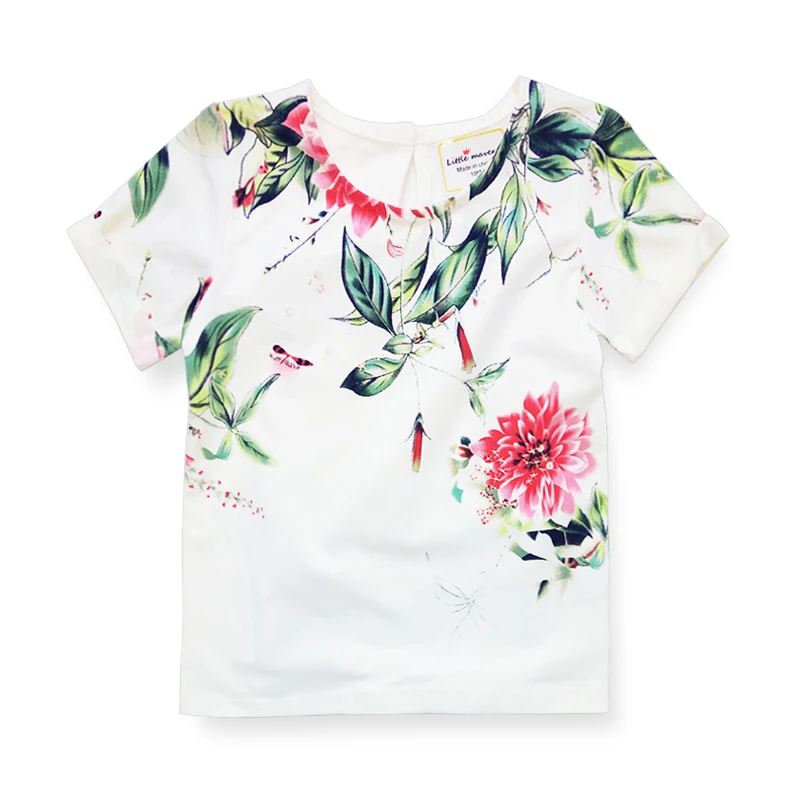 Casual Baby Girls T-Shirt Printed Flower T-Shirt For Girl Summer Baby Kids Short Sleeve Top Tees Girls Wear Children's Clothing
Casual Baby Girls T-Shirt Printed Flower T-Shirt For Girl Summer Baby Kids Short Sleeve Top Tees Girls Wear Children's Clothing