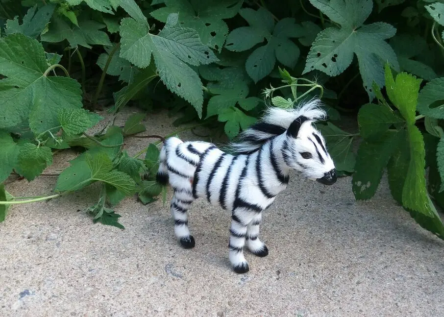 cute small simulation balck&white zebra toy plastic&fur zebra doll gift about 17x15cm 2453
cute small simulation balck&white zebra toy plastic&fur zebra doll gift about 17x15cm 2453
