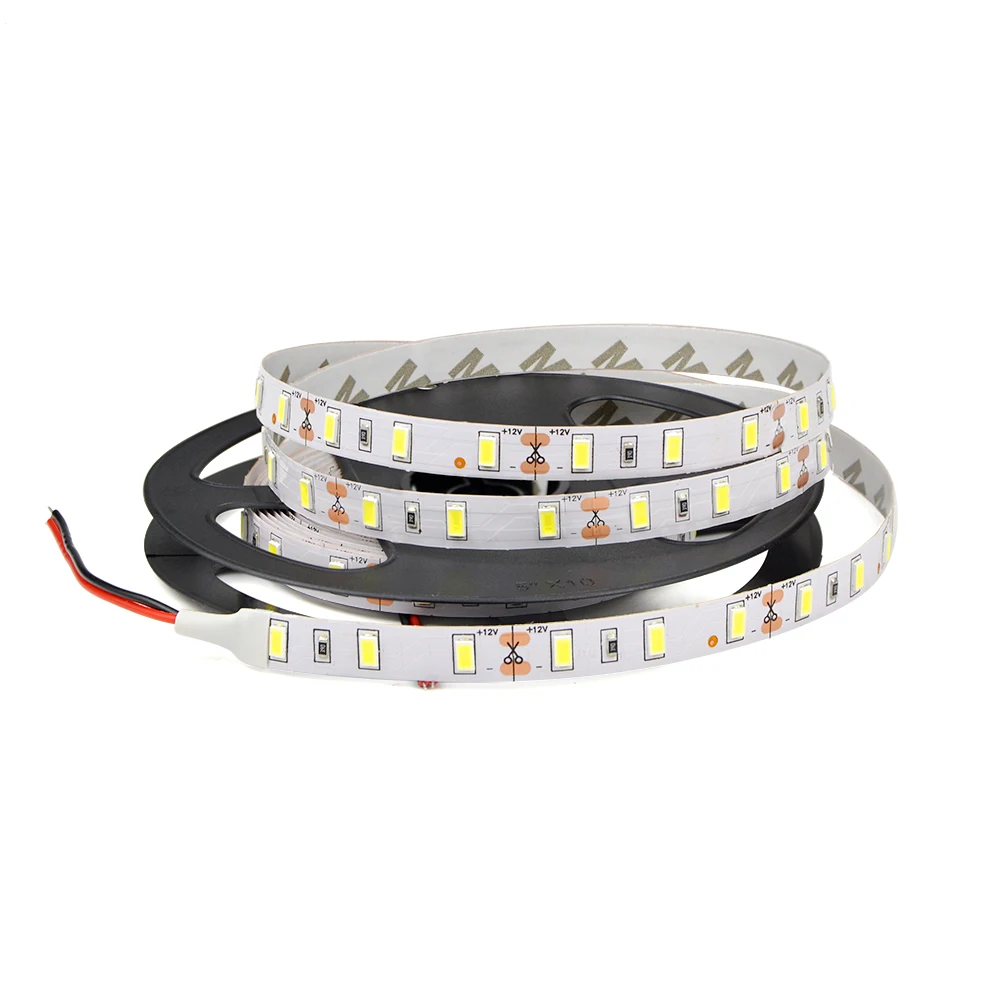 Высокое качество Светодиодная лента 5630 SMD DC12V 5 м 300led Гибкая 5730 бар свет Высокая