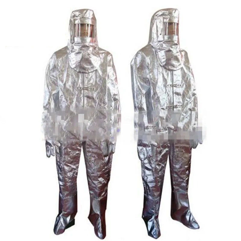 700-1000 Degree Heat Resistant Siamese Fireproof Clothes With Breathing Bags for worker's protection
700-1000 Degree Heat Resistant Siamese Fireproof Clothes With Breathing Bags for worker's protection