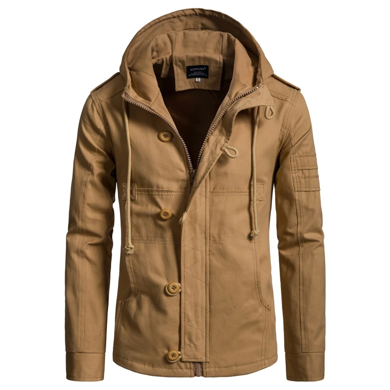Pure color hooded jacket mens fashion casual men cotton jackets and coats S M L XL XXL XXXL
Pure color hooded jacket mens fashion casual men cotton jackets and coats S M L XL XXL XXXL