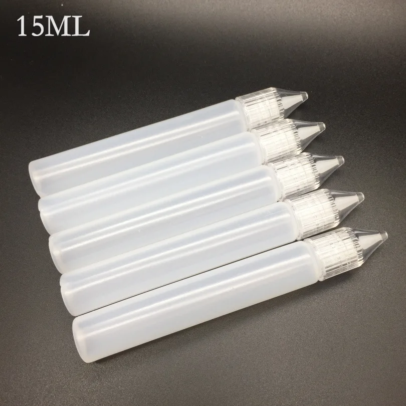 New pen-shaped unicorn filling bottle PE material 15ml electronic smoke oil bottle oil bottle refueling bottle
New pen-shaped unicorn filling bottle PE material 15ml electronic smoke oil bottle oil bottle refueling bottle