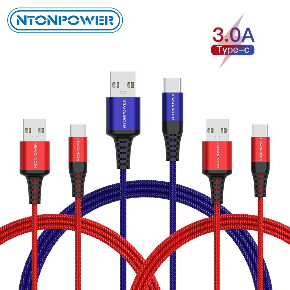 NTONPOWER USB Type C CableFor Samsung Galaxy Plug S10 S9 S8 Fast Charging USB C Mobile Phone Cable for xiaomi mi9 Redmi note 7
NTONPOWER USB Type C CableFor Samsung Galaxy Plug S10 S9 S8 Fast Charging USB C Mobile Phone Cable for xiaomi mi9 Redmi note 7