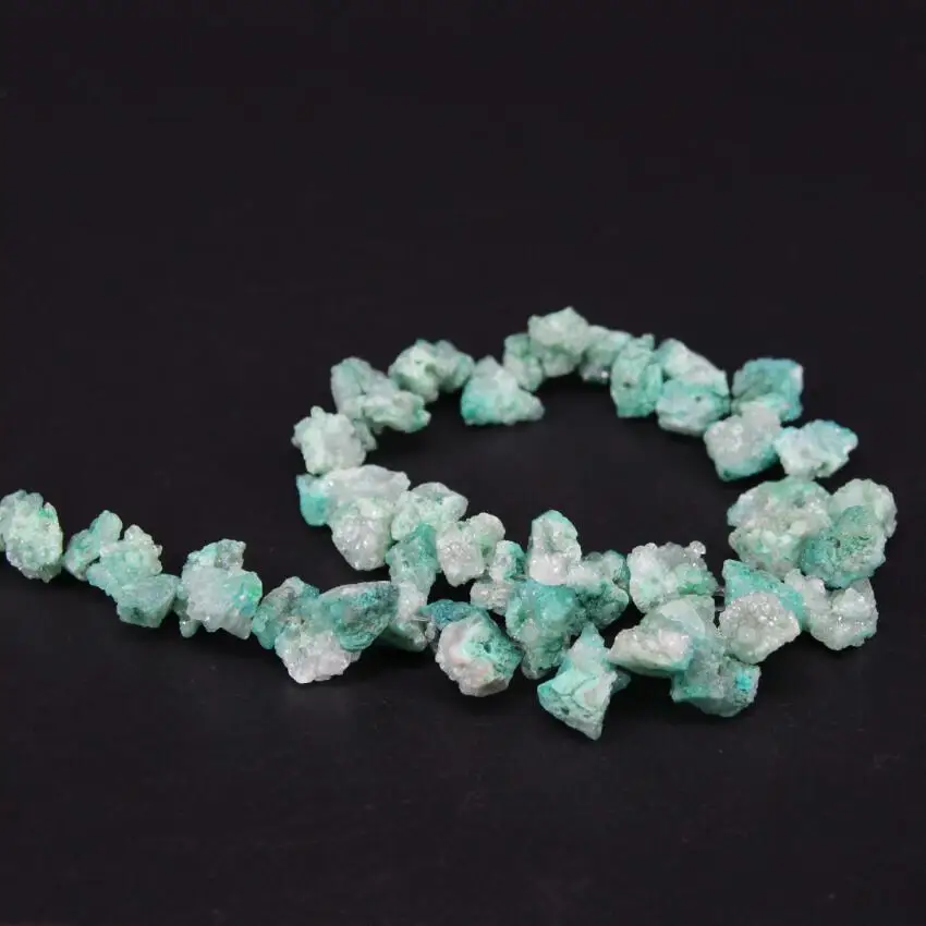 15.5"strand Green Natural Quartz Geode Drusy Freeform Nugget Loose Beads,Raw Crystal Agates Druzy Chip Pendant Jewelry
15.5"strand Green Natural Quartz Geode Drusy Freeform Nugget Loose Beads,Raw Crystal Agates Druzy Chip Pendant Jewelry