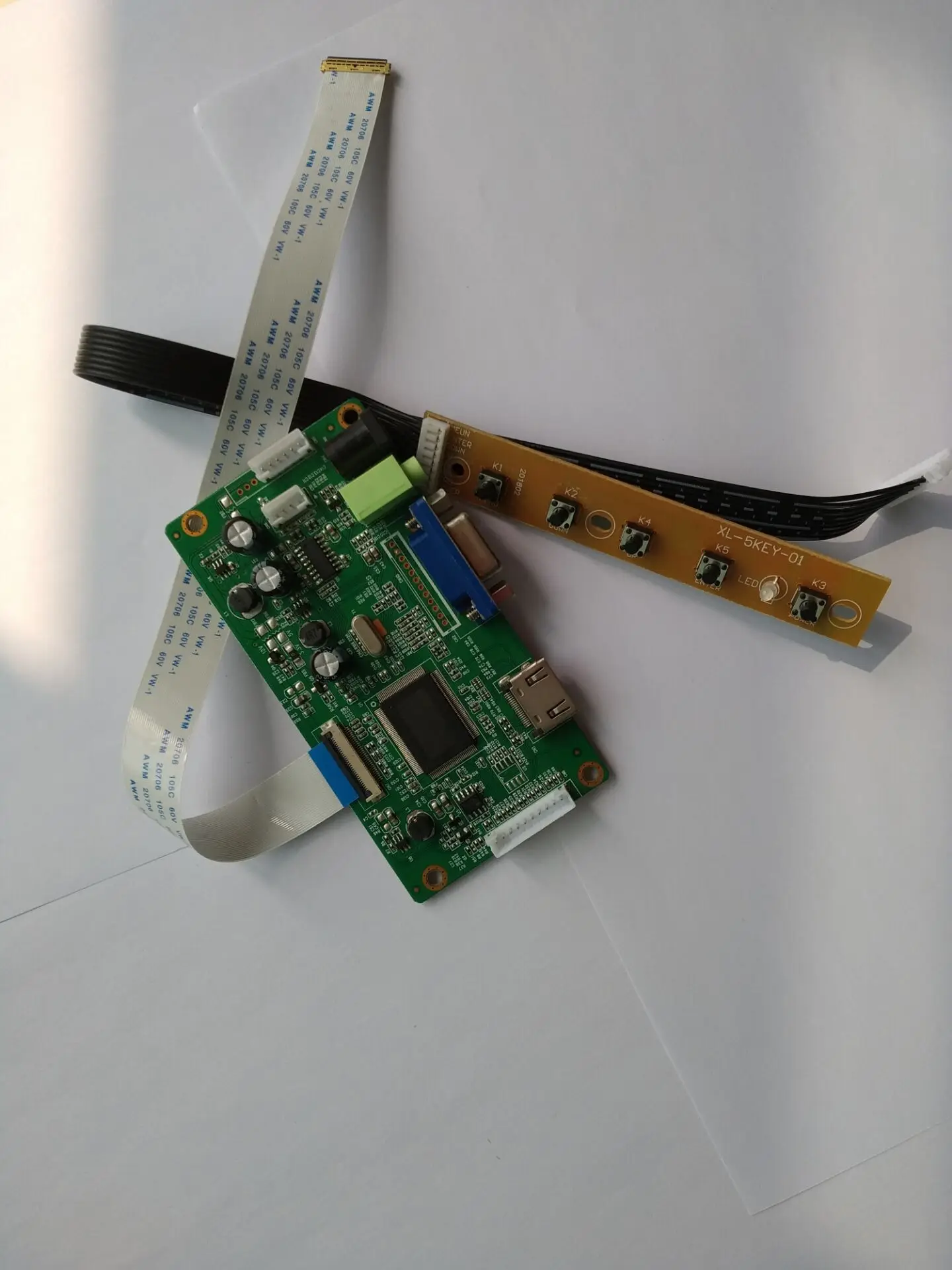 Плата драйвера контроллера VGA EDP для ЖК-дисплея совместимого с HDMI DIY 17 3