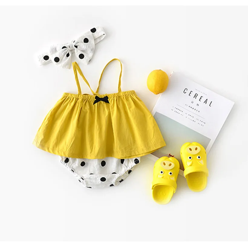 Baby Girl Clothes Summer Polka Dot Toddler Girls Clothing Set T-shirt + Shorts 2Pcs Cotton Infant Baby Clothes Kid Girls Outfits
Baby Girl Clothes Summer Polka Dot Toddler Girls Clothing Set T-shirt + Shorts 2Pcs Cotton Infant Baby Clothes Kid Girls Outfits