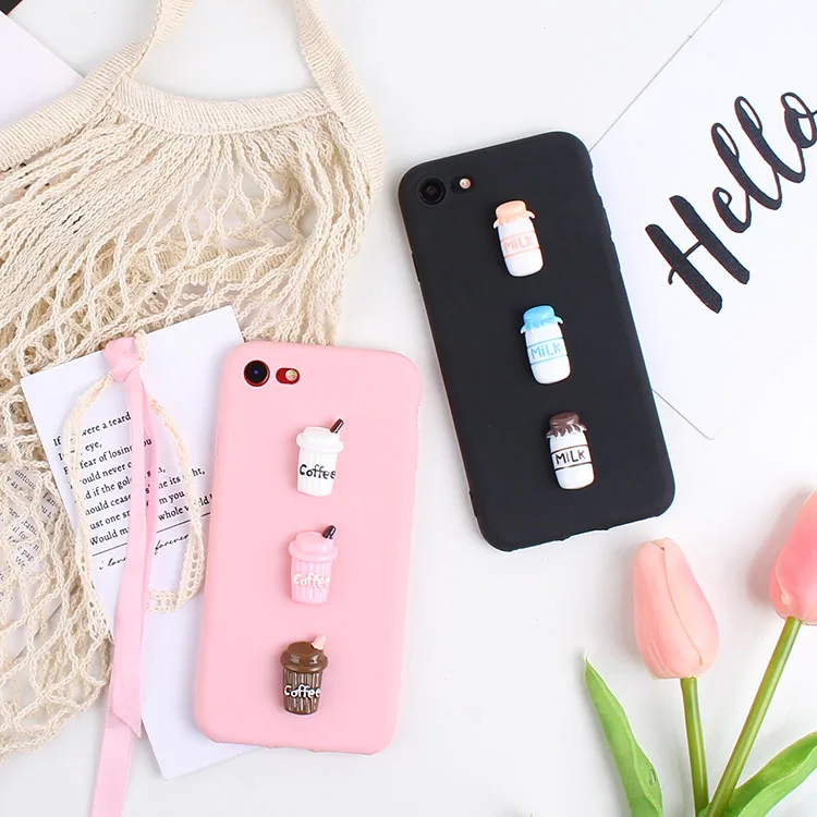 3D милые Кофе чашки Чехол Для Doogee N20 Pro N10 Y9 плюс Y8 Y7 X50 X6 X60L X7 X70 S9 микс BL5000 молока