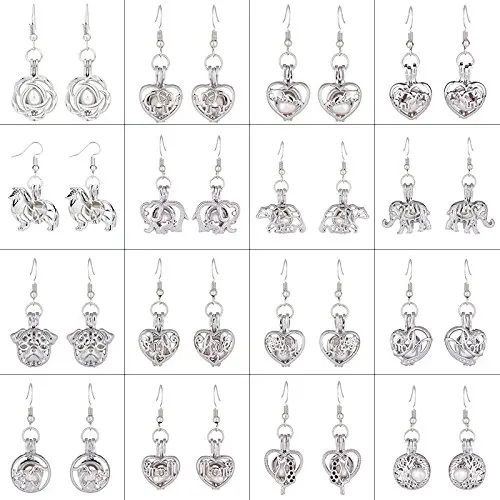 HENGSHENG 16 Pairs Earrings Sets Pearl Oyster Fitting Real Oval Freshwater Pearl Cage Earrings Mother Kid
HENGSHENG 16 Pairs Earrings Sets Pearl Oyster Fitting Real Oval Freshwater Pearl Cage Earrings Mother Kid