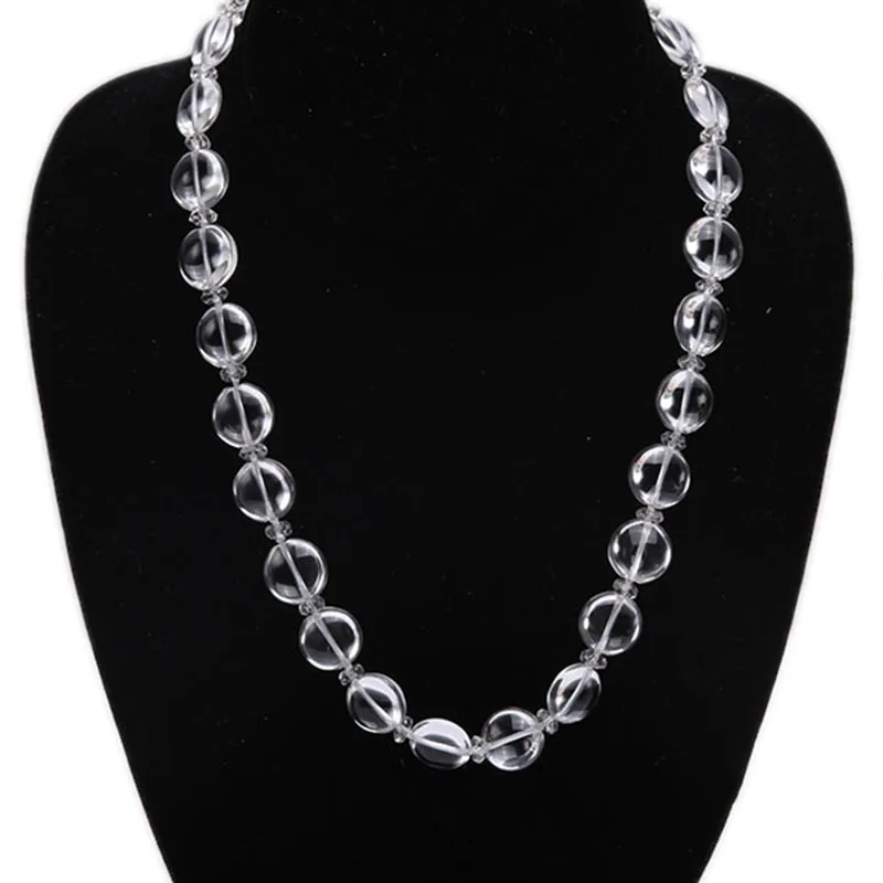 JYX Charming White Crystal Necklace 14x7mm Button Crystal Necklace 19 Handmade Jewelry For Women Gift
JYX Charming White Crystal Necklace 14x7mm Button Crystal Necklace 19 Handmade Jewelry For Women Gift