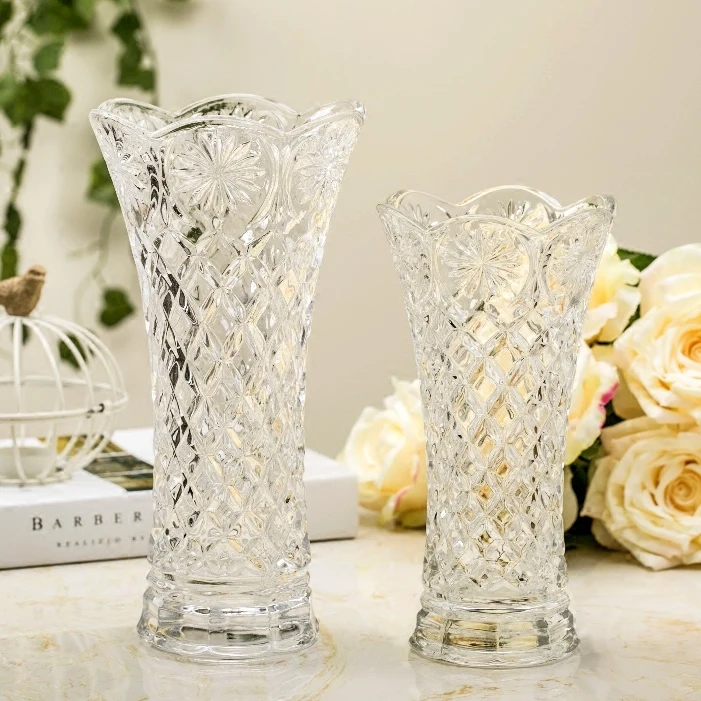 2016 New Fashion Crystal Transparent Glass Vase For Luckybamboo Hydroponics Flower Vase For Wedding Decoration 30cm 25cm
2016 New Fashion Crystal Transparent Glass Vase For Luckybamboo Hydroponics Flower Vase For Wedding Decoration 30cm 25cm