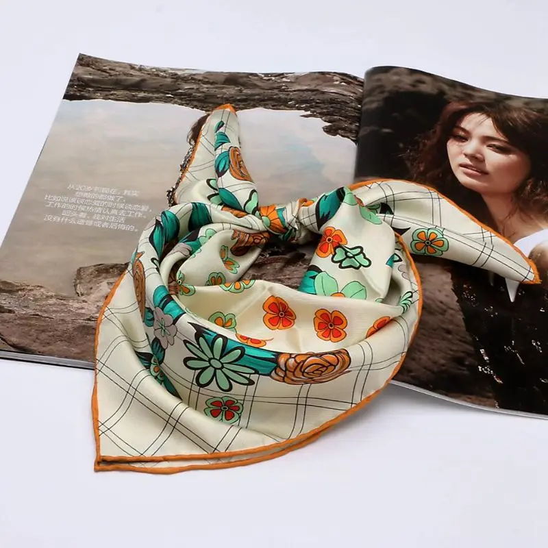 Floral Printed Small Square Silk Scarf Women Neckerchief 100% Silk Twill Scarves & Wraps Bag Scarf Top Quality Hand Rolled
Floral Printed Small Square Silk Scarf Women Neckerchief 100% Silk Twill Scarves & Wraps Bag Scarf Top Quality Hand Rolled
