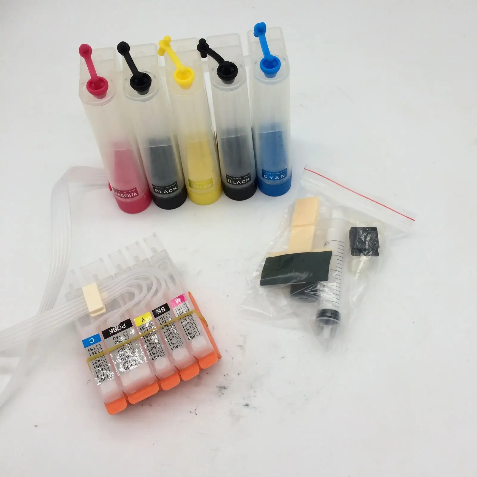 PGI-550 CLI-551BK Empty CISS For Canon Pixma iP7250 MG5450 MG5550 iX6850 MX725 MX925 MG5650 MG6650 with ARC chips
PGI-550 CLI-551BK Empty CISS For Canon Pixma iP7250 MG5450 MG5550 iX6850 MX725 MX925 MG5650 MG6650 with ARC chips