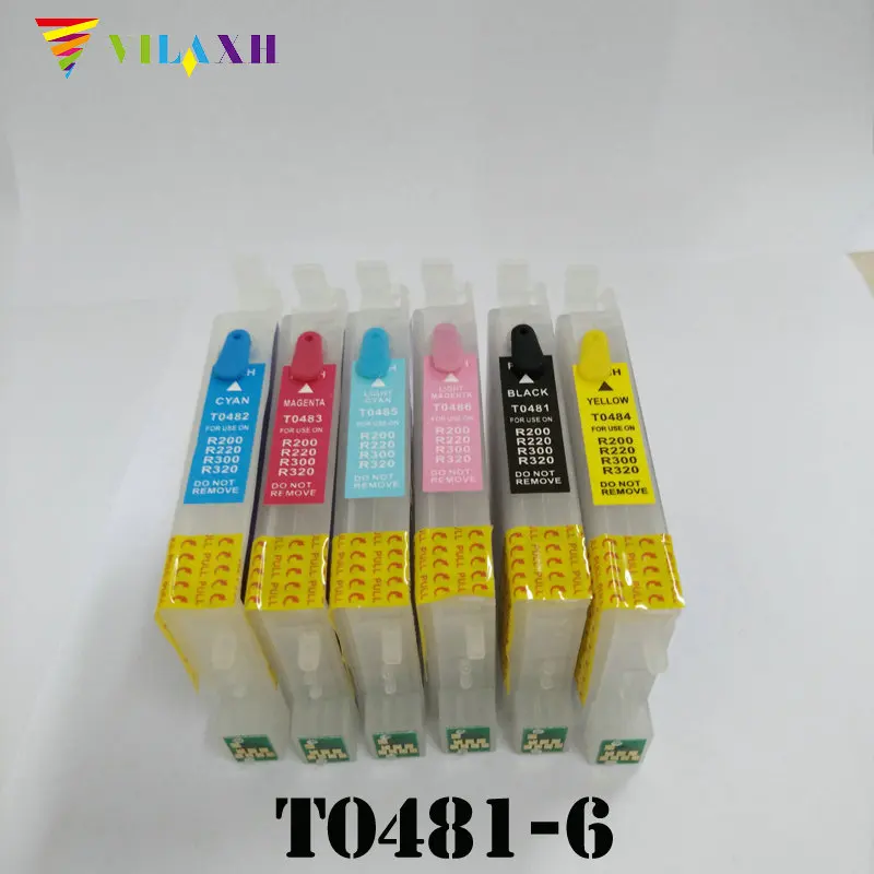 Пустой пополняемый чернильный картридж vilaxh T0481 - T0486 для Epson RX500 RX600 R300 R300M R220 R200 R340 RX620 R320 R340 RX640
Пустой пополняемый чернильный картридж vilaxh T0481 - T0486 для Epson RX500 RX600 R300 R300M R220 R200 R340 RX620 R320 R340 RX640