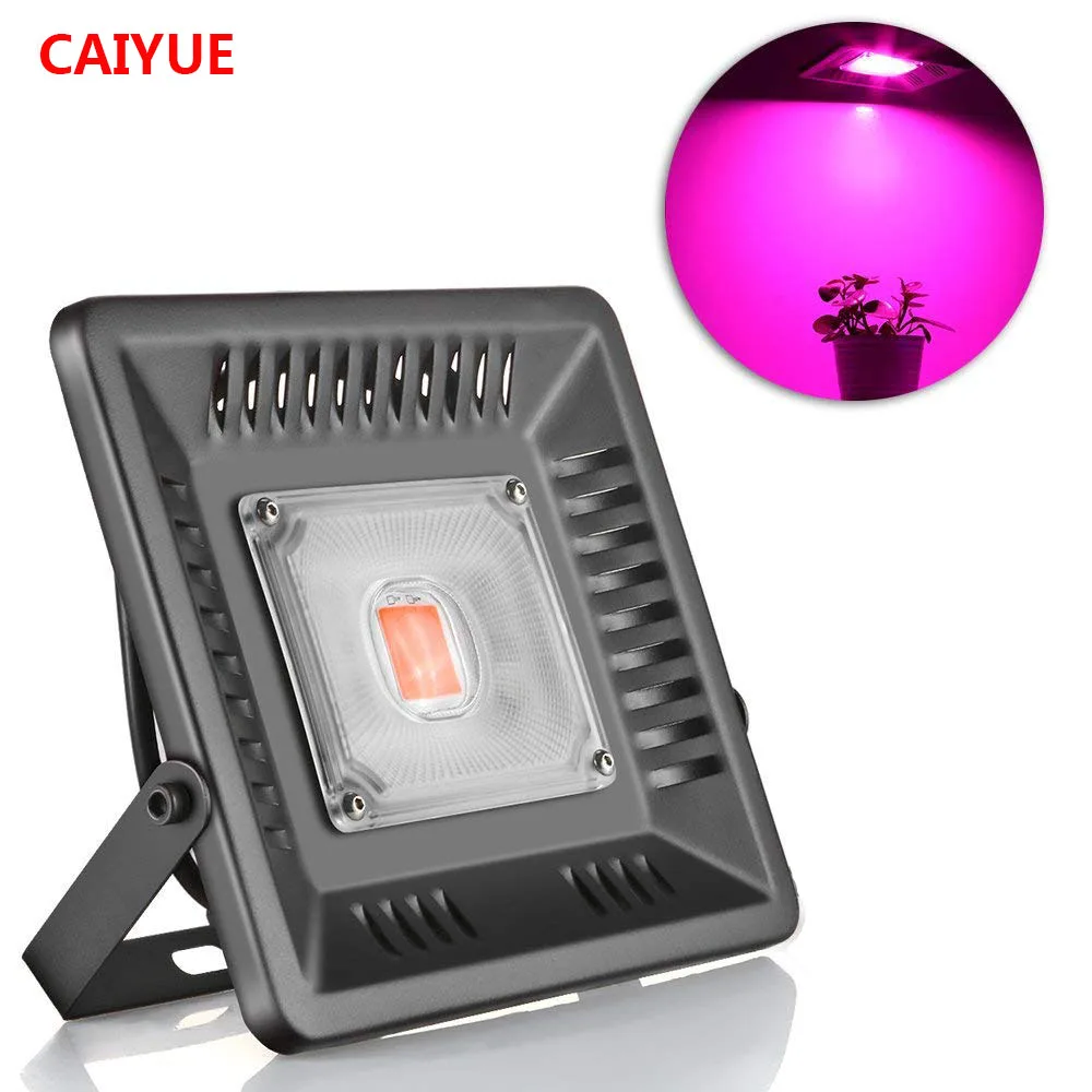 LED Grow Light полный спектр 100/200 Вт лампа для растений COB водонепроницаемый IP67