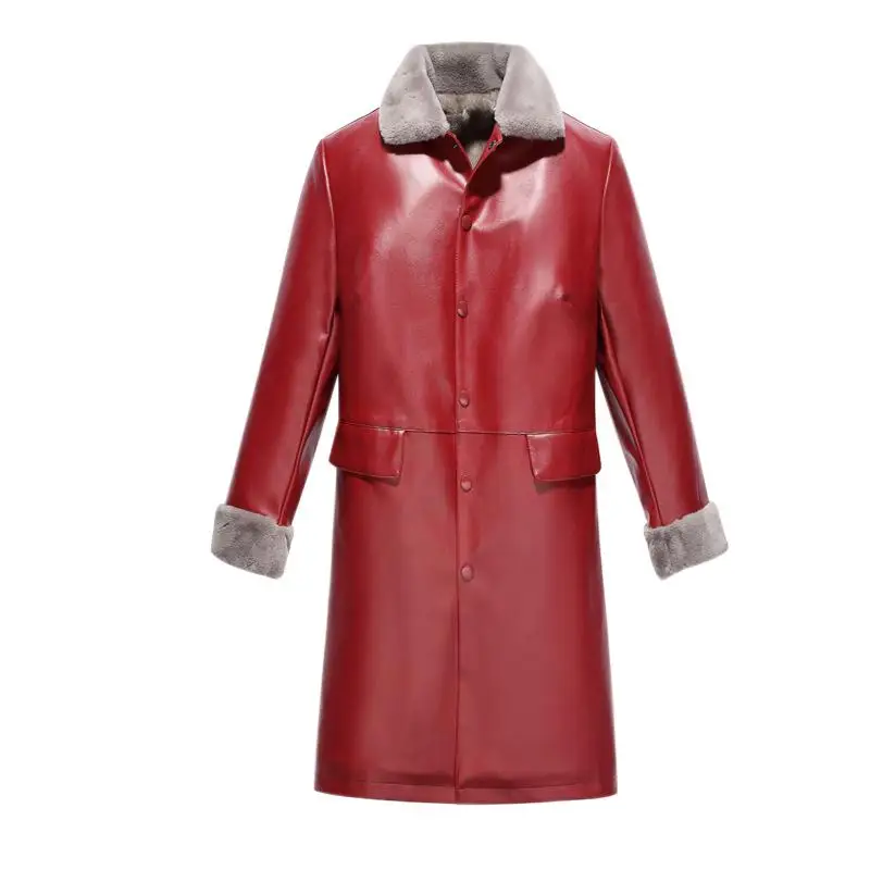 Thick warm winter long leather jacket female 2019 lambskin PU jacket jaqueta corta vento feminina windbreaker women Plus size
Thick warm winter long leather jacket female 2019 lambskin PU jacket jaqueta corta vento feminina windbreaker women Plus size
