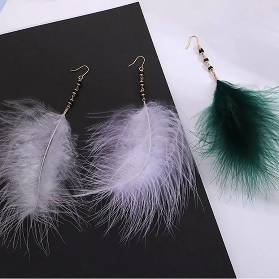 Turkish Tribal Gypsy Temperament Feather Tassel Long Drop Earrings for Women Lady Girls Statement Party Jewelry dangly earrings
Turkish Tribal Gypsy Temperament Feather Tassel Long Drop Earrings for Women Lady Girls Statement Party Jewelry dangly earrings