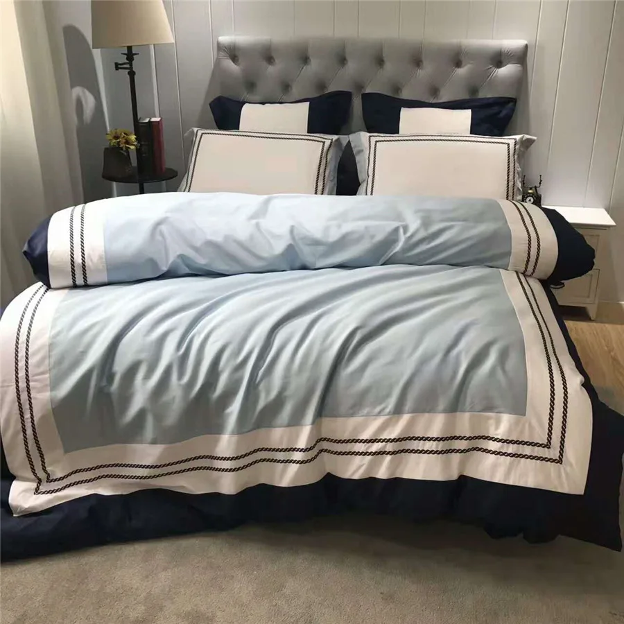 CHAUSUB 60S Satin Egyptian Cotton Bedding Set 4PCS European Luxury Duvet Cover Set Sheets Pillowcase King Queen Size Bed Linens
CHAUSUB 60S Satin Egyptian Cotton Bedding Set 4PCS European Luxury Duvet Cover Set Sheets Pillowcase King Queen Size Bed Linens