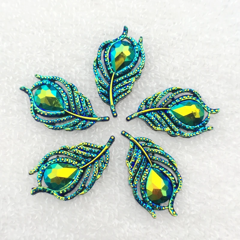 50pcs/lot 20*38mm AB resin Rhinestones Crystal Flat Back button Peacock Feathers For Sale Costume Centerpieces -B078*5
50pcs/lot 20*38mm AB resin Rhinestones Crystal Flat Back button Peacock Feathers For Sale Costume Centerpieces -B078*5