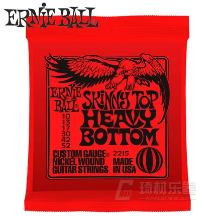 Струны для электрогитары Ernie Ball 2215 облегающий топ с тяжелым дном Slinky с никелевой обмоткой 10-52
Струны для электрогитары Ernie Ball 2215 облегающий топ с тяжелым дном Slinky с никелевой обмоткой 10-52