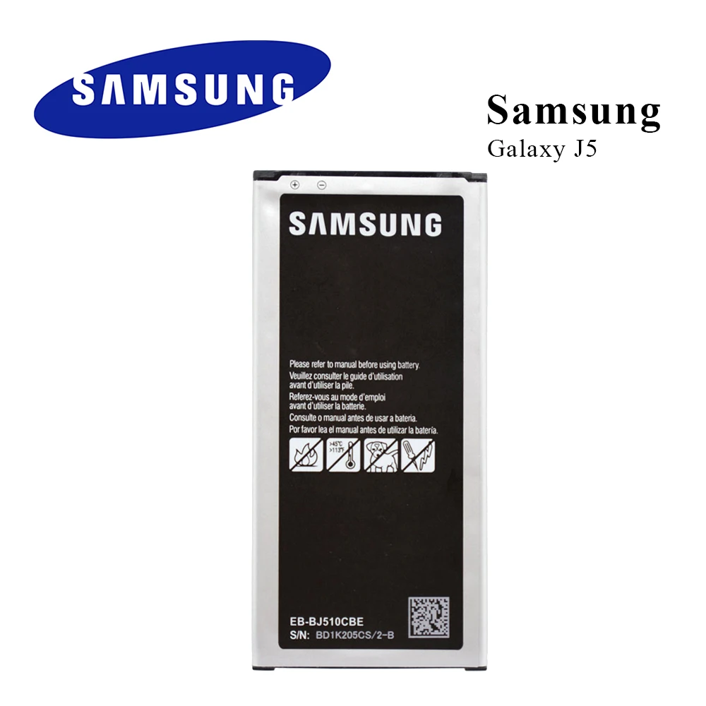Оригинальная Аккумуляторная батарея для Samsung GALAXY J5 2016 J510 J510FN J510F J510G J510Y J510M литий