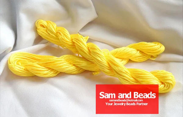 1U Pick! Quality ! 1mm Chinese Knot Nylon Macrame Thread Cord Wire Beading Bracelet 27YDs Yellow Free Shipping
1U Pick! Quality ! 1mm Chinese Knot Nylon Macrame Thread Cord Wire Beading Bracelet 27YDs Yellow Free Shipping