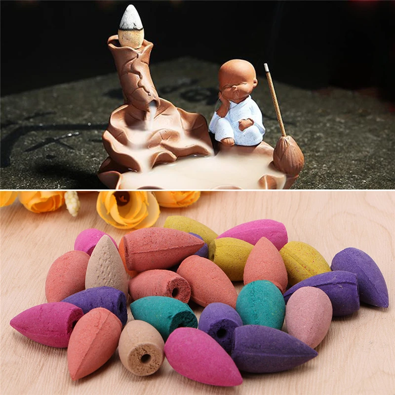 Ceramic Buddha Handicraft Smoke Backflow Cone Censer Holder Incense Burner Gift Incense Burners calm nerves Fresh air Home Decor
Ceramic Buddha Handicraft Smoke Backflow Cone Censer Holder Incense Burner Gift Incense Burners calm nerves Fresh air Home Decor