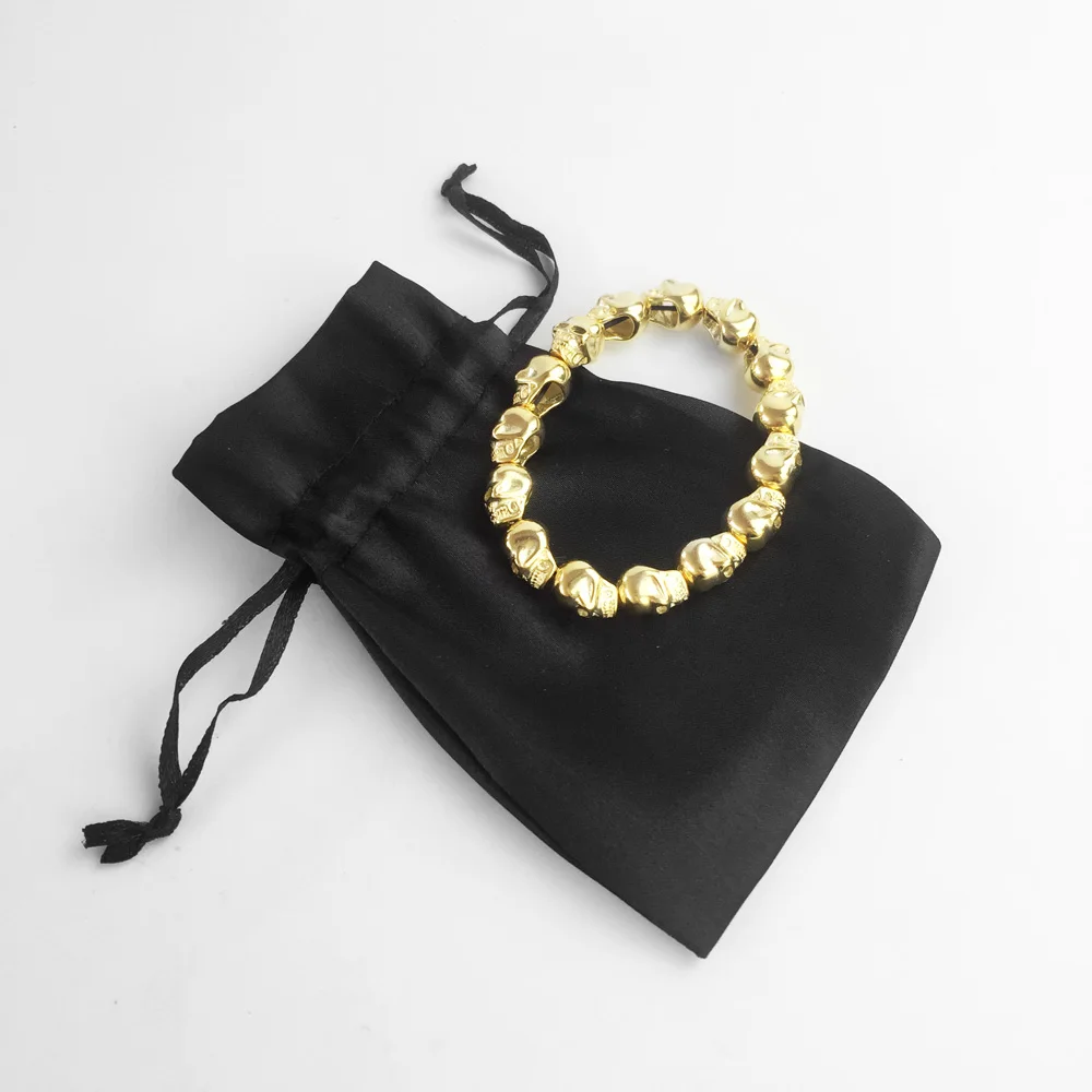 Gold Skulls Bead Strand Bracelets,2018 Super Deals Punk Gift In Silver,Europe Style Rebel Gift for Women Men
Gold Skulls Bead Strand Bracelets,2018 Super Deals Punk Gift In Silver,Europe Style Rebel Gift for Women Men