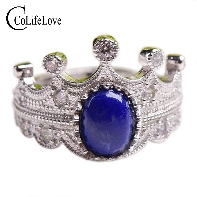 Vintage silver crown ring 7 mm * 9 mm natural Afghan lapis lazuli ring solid 925 silver lapis lazuli crown ring birthday gift
Vintage silver crown ring 7 mm * 9 mm natural Afghan lapis lazuli ring solid 925 silver lapis lazuli crown ring birthday gift