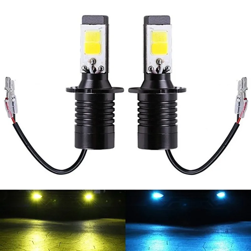 2019 New Dual Color Super Brighter H3 Car Auto Fog Driving Head LED Light Lamps Bulb White Yellow /White Blue / White Ice Blue
2019 New Dual Color Super Brighter H3 Car Auto Fog Driving Head LED Light Lamps Bulb White Yellow /White Blue / White Ice Blue
