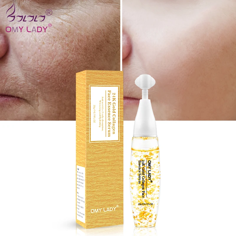 OMYLADY 24K Gold Collagen Face Essence Moisturizing 24K Gold Serum Moisturizers 24K Gold Face Essence Serum New Face Skin Care
OMYLADY 24K Gold Collagen Face Essence Moisturizing 24K Gold Serum Moisturizers 24K Gold Face Essence Serum New Face Skin Care