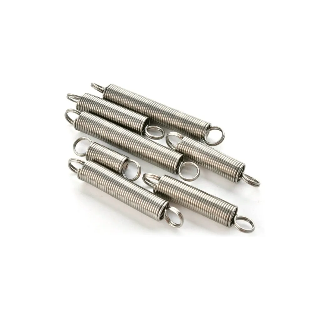 10pcs 304 stainless steel tension spring with hooks durable and flexible DIY accessories 0.5*4mm
10pcs 304 stainless steel tension spring with hooks durable and flexible DIY accessories 0.5*4mm