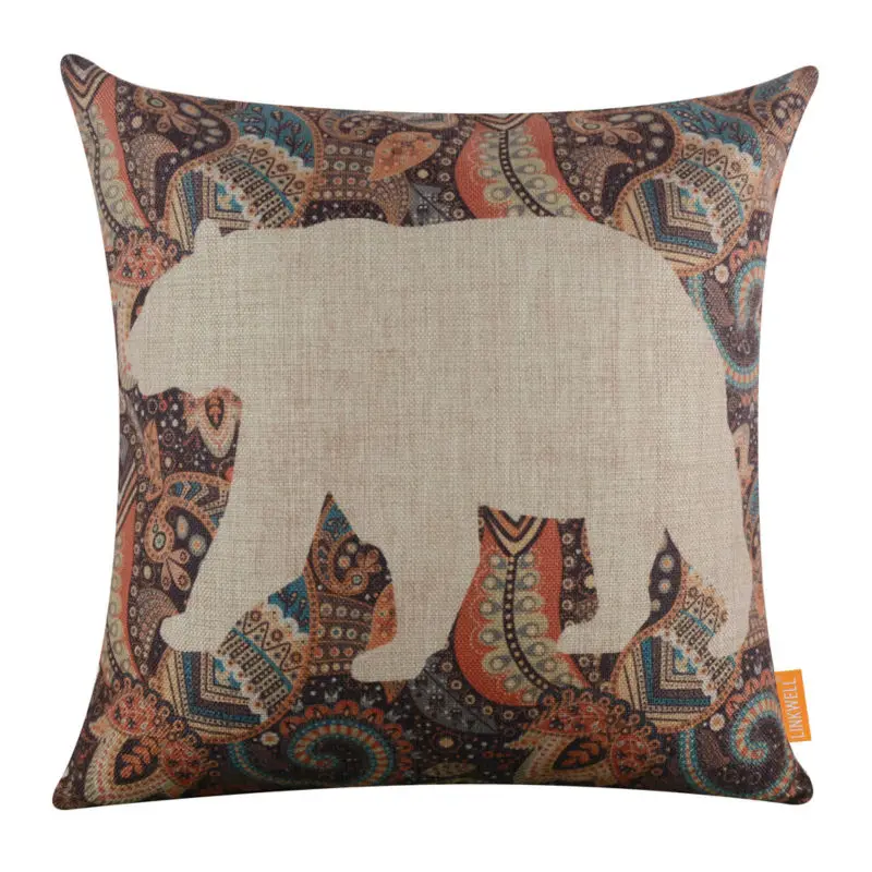 LINKWELL 18x18" Retro Ethnic African Pattern Bear Burlap Cushion Cover Throw Pillowcase Morocco Style for Man Cave
LINKWELL 18x18" Retro Ethnic African Pattern Bear Burlap Cushion Cover Throw Pillowcase Morocco Style for Man Cave