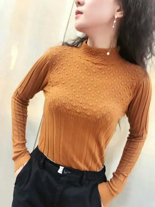Sweaters And Pullovers For Women 2019 Spring Autumn Solid Turtleneck Knitwear Female Casual Elastic Loose Coat Femmle
Sweaters And Pullovers For Women 2019 Spring Autumn Solid Turtleneck Knitwear Female Casual Elastic Loose Coat Femmle