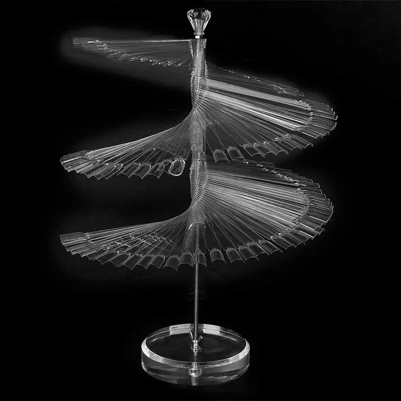 120pcs Nail Tips Sticks Display Stand Spiral Display Shelf for UV Gel Nail Polish Color Chart Clear Polish Showing Tools
120pcs Nail Tips Sticks Display Stand Spiral Display Shelf for UV Gel Nail Polish Color Chart Clear Polish Showing Tools