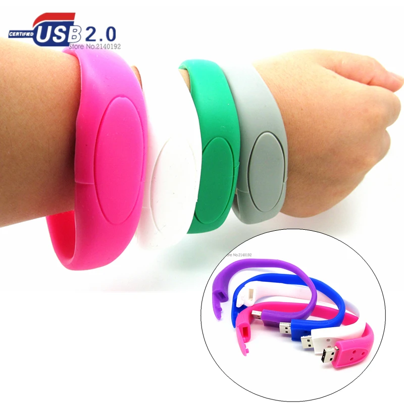 100% real capacity 8 colors bracelet wrist band USB Flash drive silicone USB Stick Pen Drive 4GB 8GB 16GB 32GB storage device
100% real capacity 8 colors bracelet wrist band USB Flash drive silicone USB Stick Pen Drive 4GB 8GB 16GB 32GB storage device