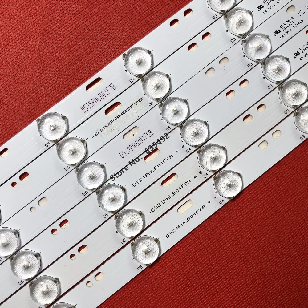 6pcs 32'' 570mm*17mm 10leds LED Backlight Lamps LED Strips w/ Optical Lens Fliter for TV Monitor Panel 30V New
6pcs 32'' 570mm*17mm 10leds LED Backlight Lamps LED Strips w/ Optical Lens Fliter for TV Monitor Panel 30V New