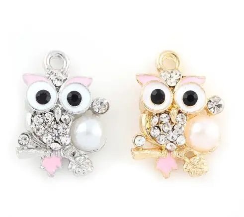 20PCS/lot 21x15mm (Gold,Silver Color) Owl Simulated Pearl Pendant Charms Fit For Glass Magnetic Memory Floating Locket
20PCS/lot 21x15mm (Gold,Silver Color) Owl Simulated Pearl Pendant Charms Fit For Glass Magnetic Memory Floating Locket