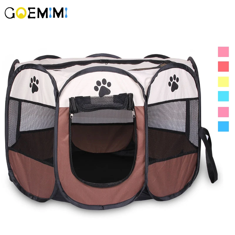 Portable Folding Pet Tent Dog House Cage Dog Cat Tent Playpen Puppy Kennel Easy Operation Octagonal Fence Outdoor Supplies
Portable Folding Pet Tent Dog House Cage Dog Cat Tent Playpen Puppy Kennel Easy Operation Octagonal Fence Outdoor Supplies