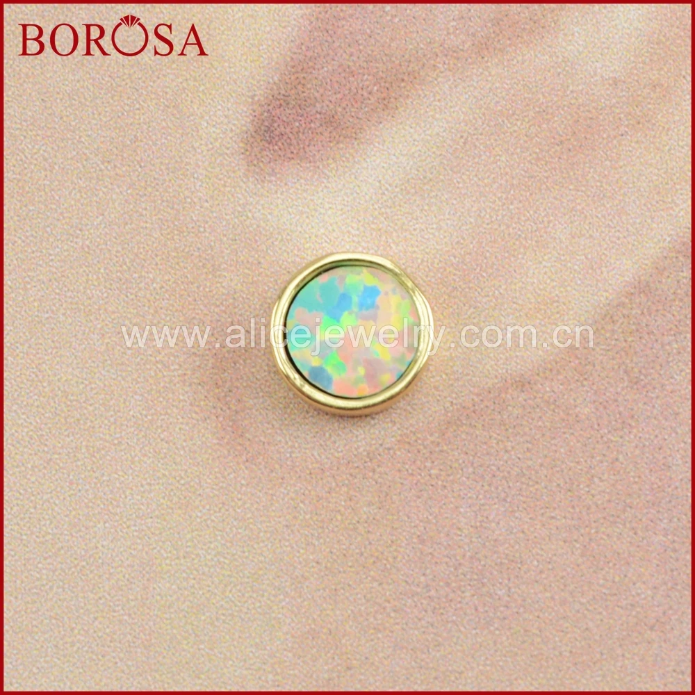 BOROSA Trendy Japanese Opal Druzy Earrings for Women,Gold Color Bezel Round Shape White Opal Earrings Druzy Jewelry ZG0210
BOROSA Trendy Japanese Opal Druzy Earrings for Women,Gold Color Bezel Round Shape White Opal Earrings Druzy Jewelry ZG0210